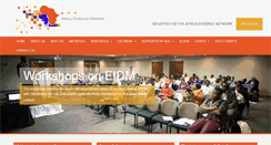 Desktop Screenshot of africaevidencenetwork.org
